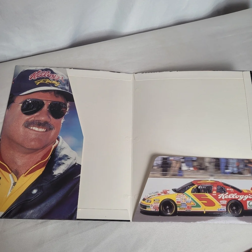 Lot Of 4 New NASCAR Racing VTG 2 Pocket Folders Dale Jarret Terry Labonte